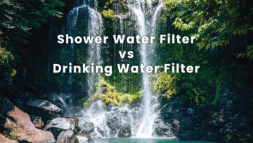 Shower water filter system for removing chlorine and hard water minerals in Dubai