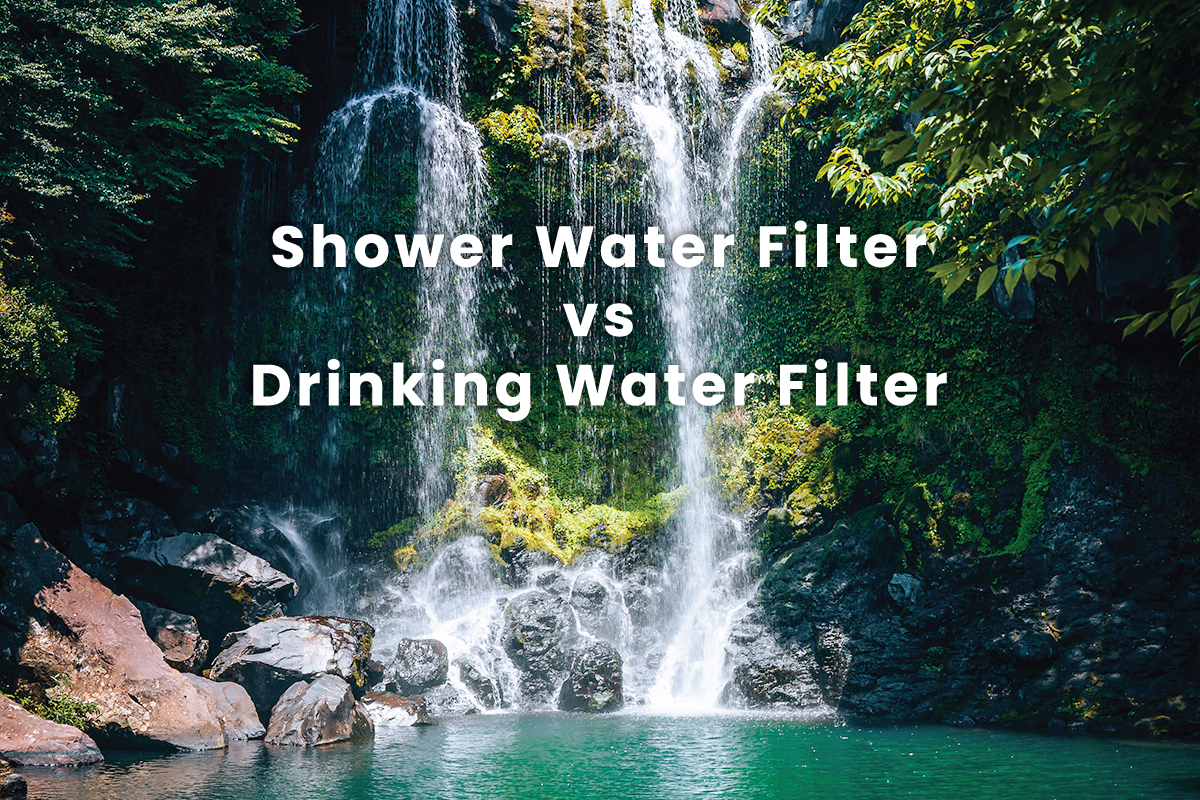 Shower water filter system for removing chlorine and hard water minerals in Dubai
